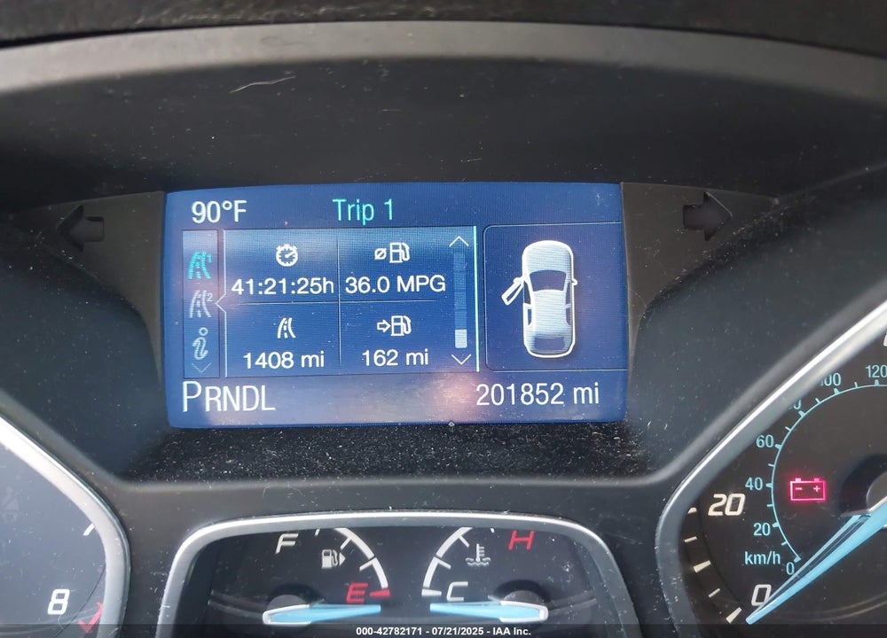 2014 FORD FOCUS VIN: 1FADP3K21EL186558