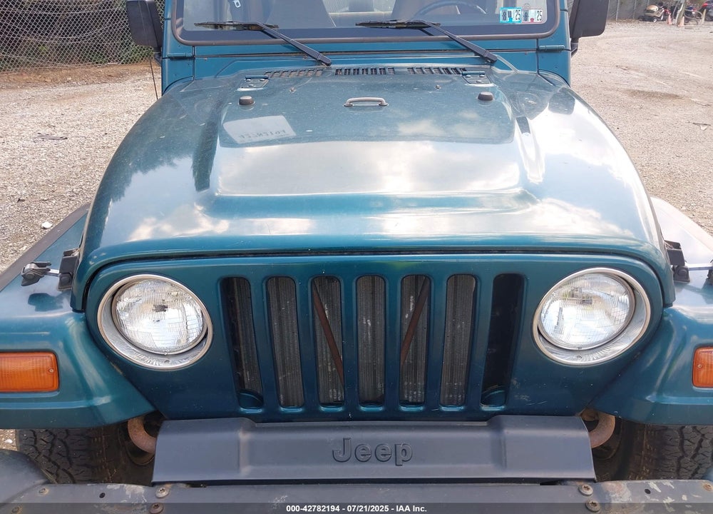 1997 JEEP WRANGLER SE VIN: 1J4FY29P2VP446769