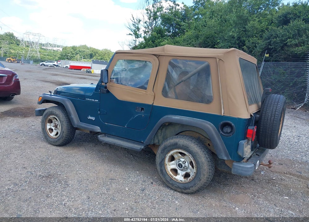 1997 JEEP WRANGLER SE VIN: 1J4FY29P2VP446769