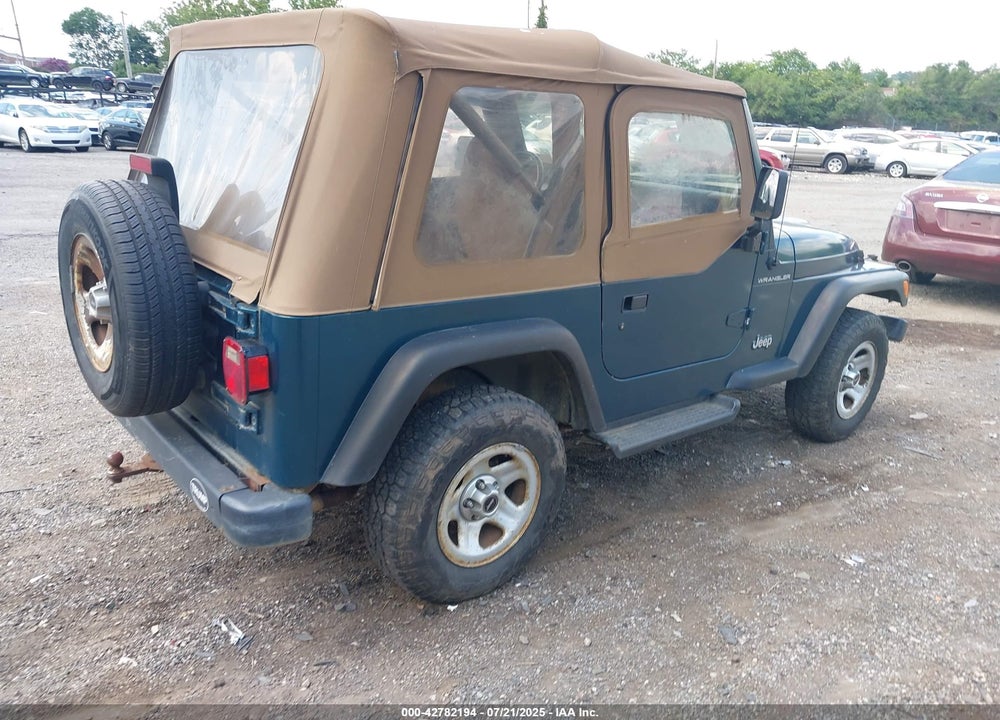 1997 JEEP WRANGLER SE VIN: 1J4FY29P2VP446769