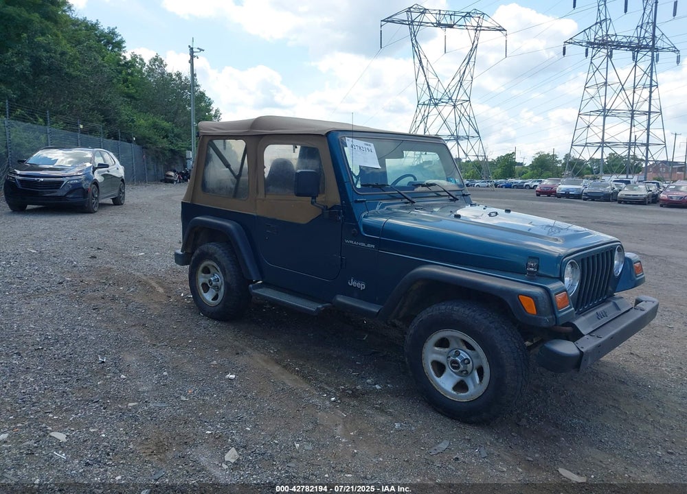 1997 JEEP WRANGLER SE VIN: 1J4FY29P2VP446769