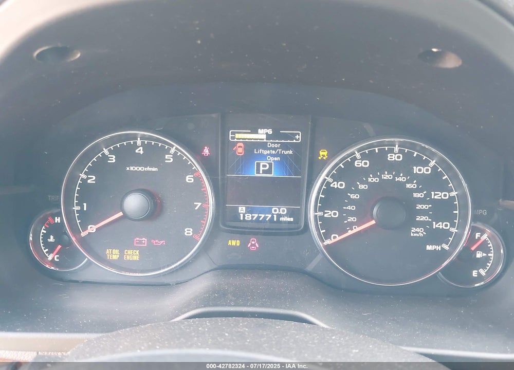2014 SUBARU OUTBACK VIN: 4S4BRBLC2E3309969