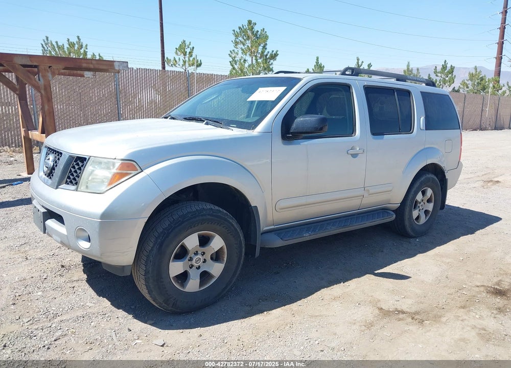 2007 NISSAN PATHFINDER VIN: 5N1AR18W67C602849