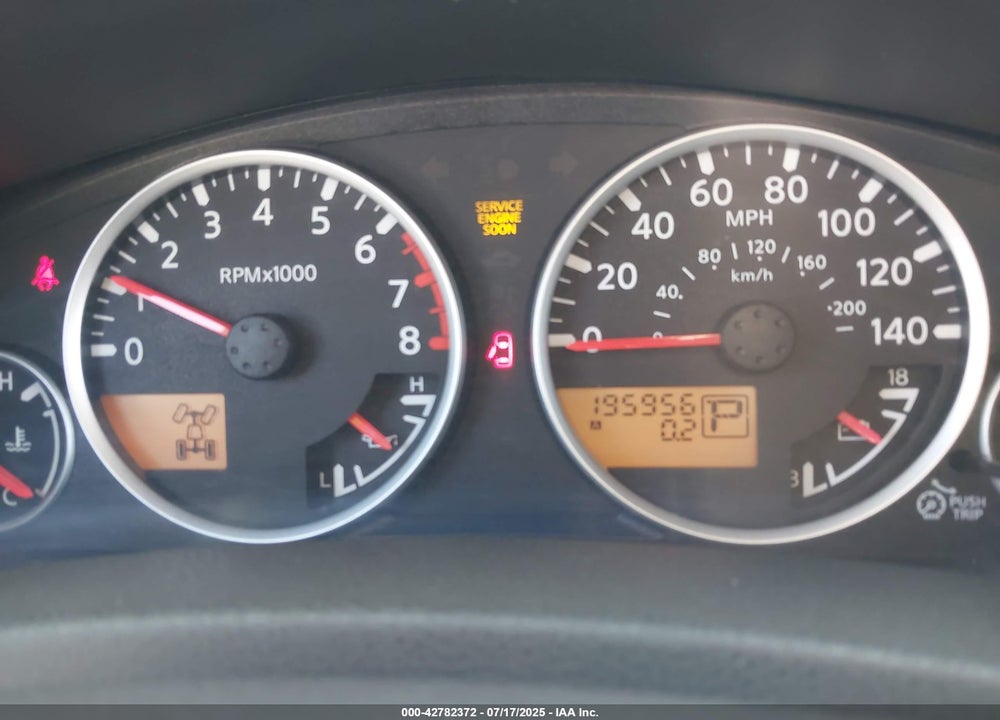 2007 NISSAN PATHFINDER VIN: 5N1AR18W67C602849