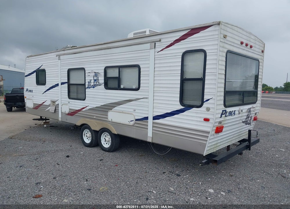 2008 PALOMINO PUMA 26RLSS TRAVEL TRAILER VIN: 4X4TPUB2X8P017903