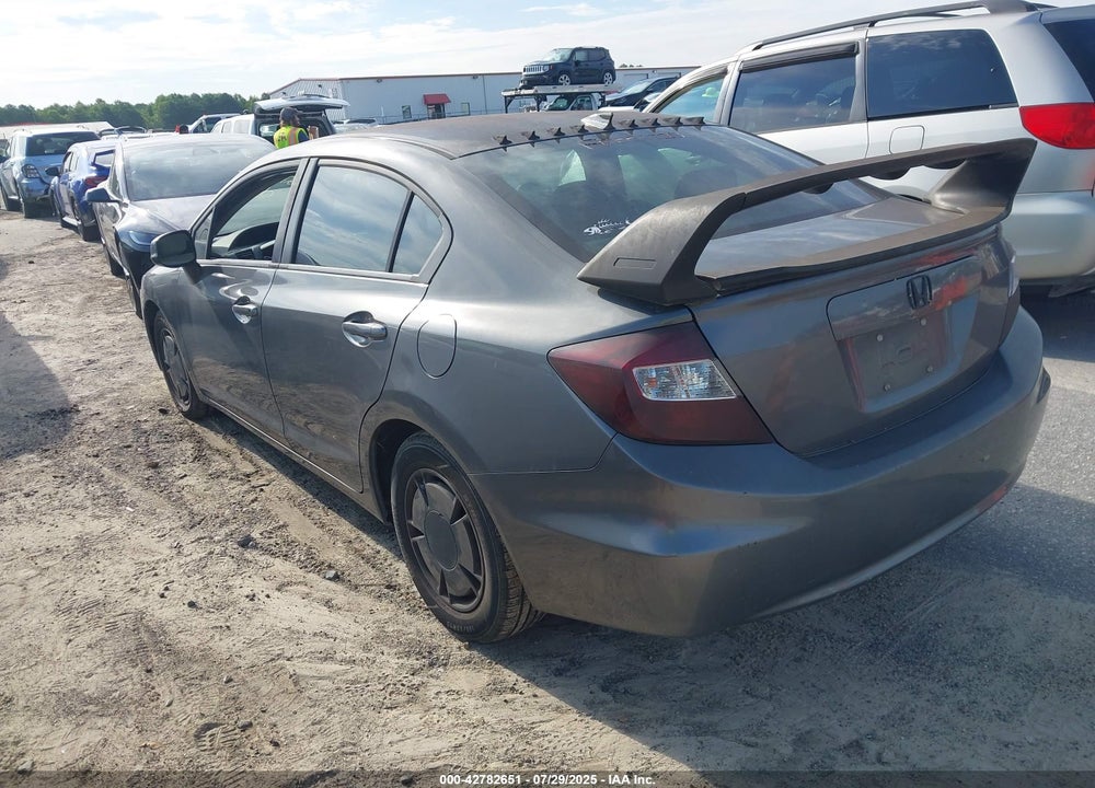 2012 HONDA CIVIC VIN: 2HGFB2F62CH546778