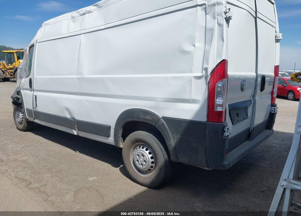 2025 RAM PROMASTER 2500 TRADESMAN HIGH ROOF 159 WB W/PASS SEAT VIN: 3C6LRVDG1SE519339