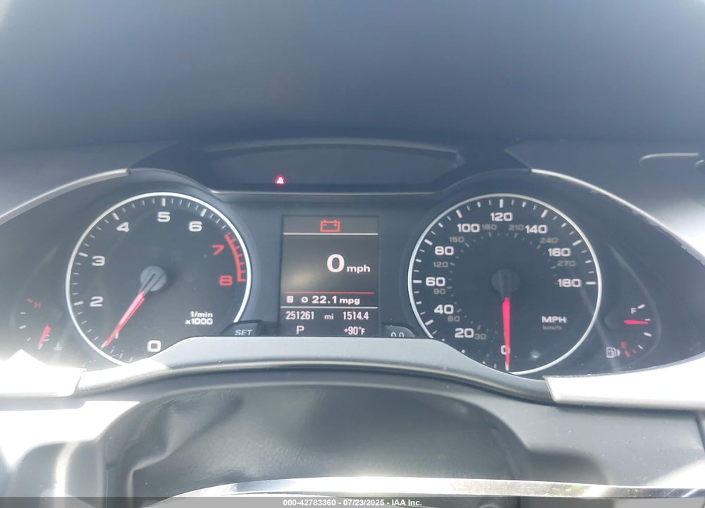 2012 AUDI A4 VIN: WAUFFAFL7CA098939