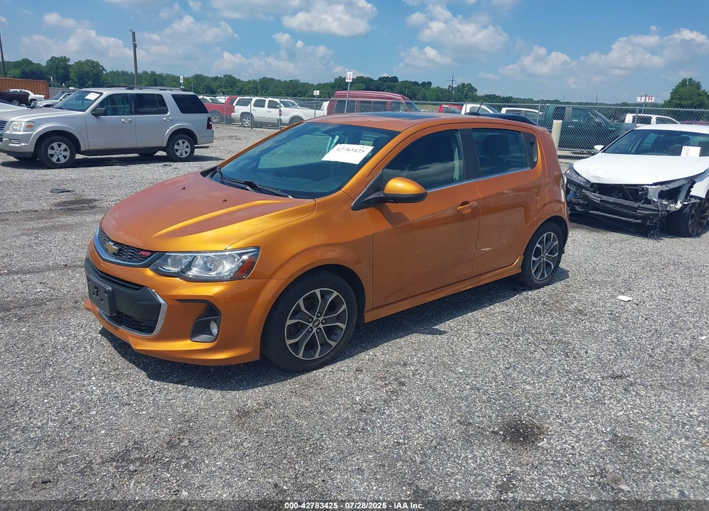 2017 CHEVROLET SONIC VIN: 1G1JD6SB5H4125096