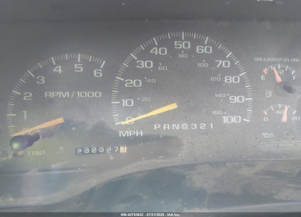1998 CHEVROLET K1500 FLEETSIDE VIN: 1GCEK19R5WR155803
