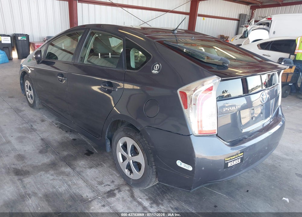 2013 TOYOTA PRIUS VIN: JTDKN3DU8D5579238