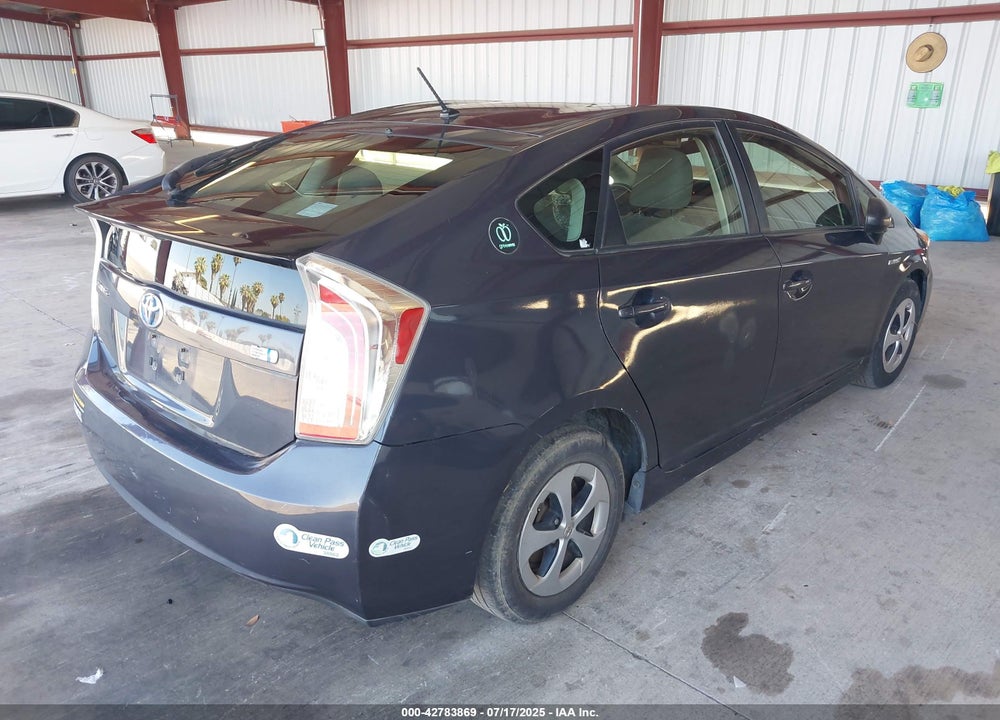 2013 TOYOTA PRIUS VIN: JTDKN3DU8D5579238