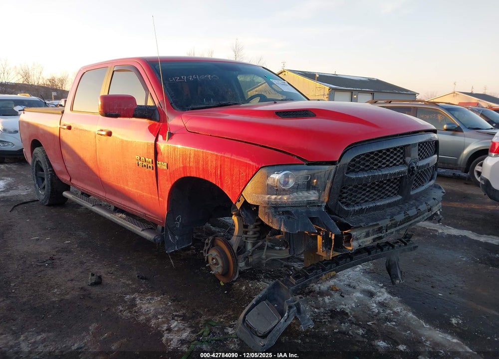 2017 RAM 1500 NIGHT  4X4 6'4 BOX VIN: 1C6RR7UT2HS749030
