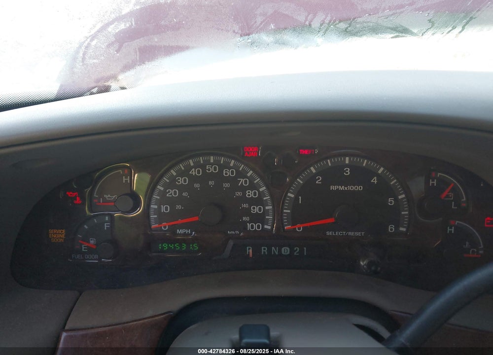 2000 FORD EXPEDITION EDDIE BAUER VIN: 1FMRU17L1YLC15801