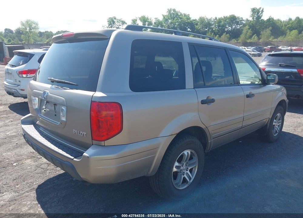 2004 HONDA PILOT EX-L VIN: 2HKYF18574H554278