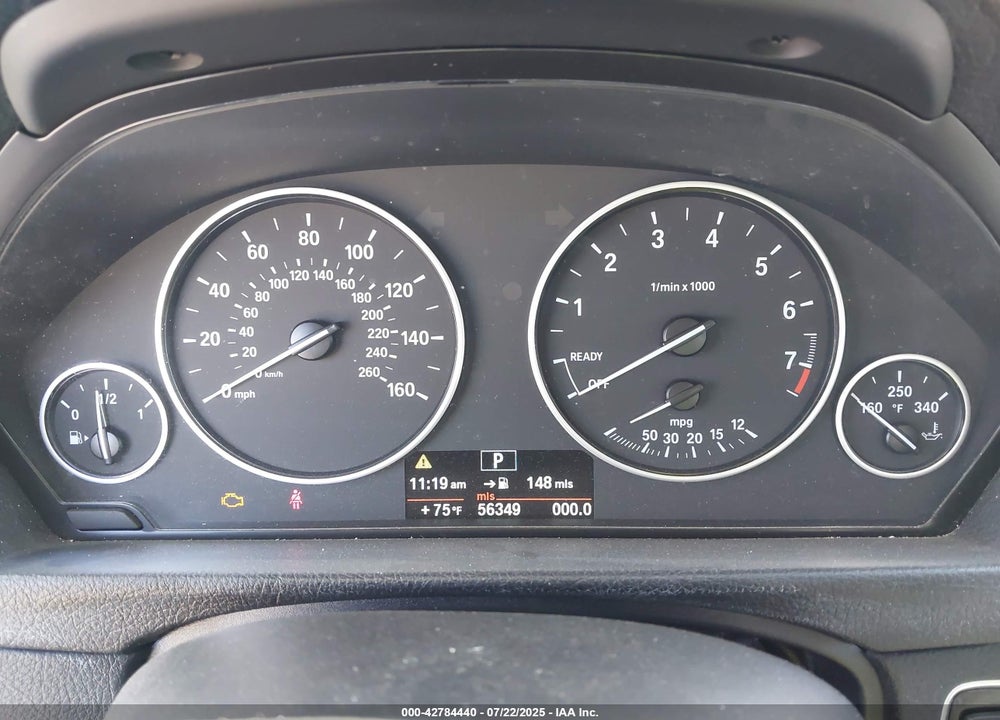 2013 BMW 3 SERIES VIN: WBA3A5C51DF602498