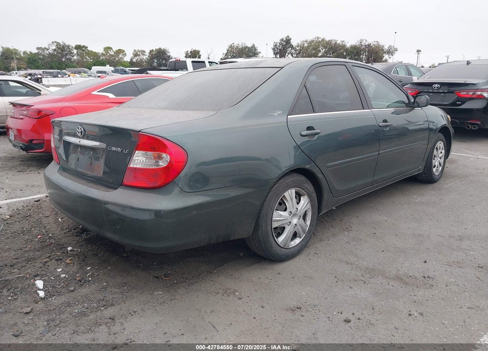 2002 TOYOTA CAMRY LE VIN: 4T1BE32K22U580367