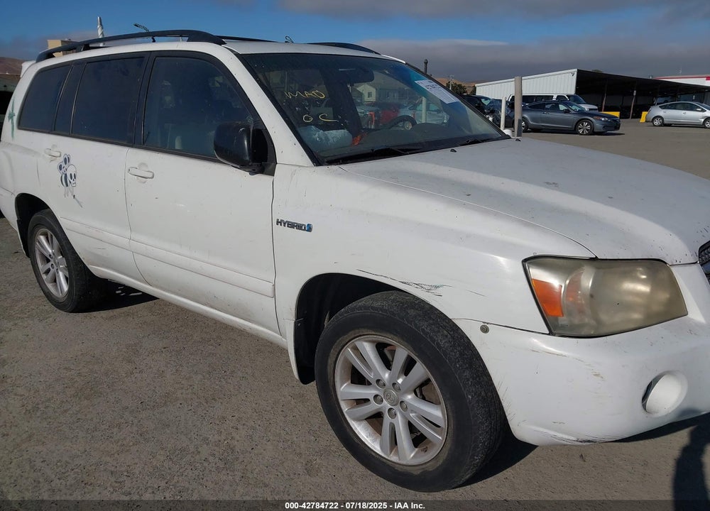 2007 TOYOTA HIGHLANDER HYBRID VIN: JTEEW21A470043253