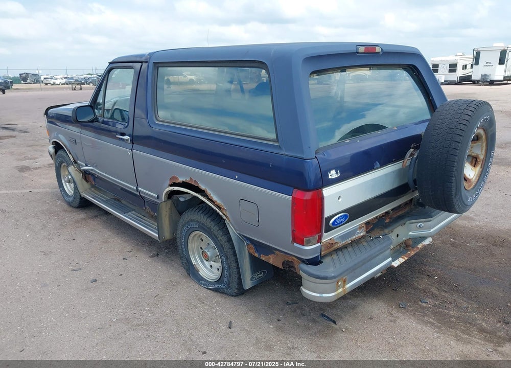 1994 FORD BRONCO U100 VIN: 1FMEU15H3RLB55342