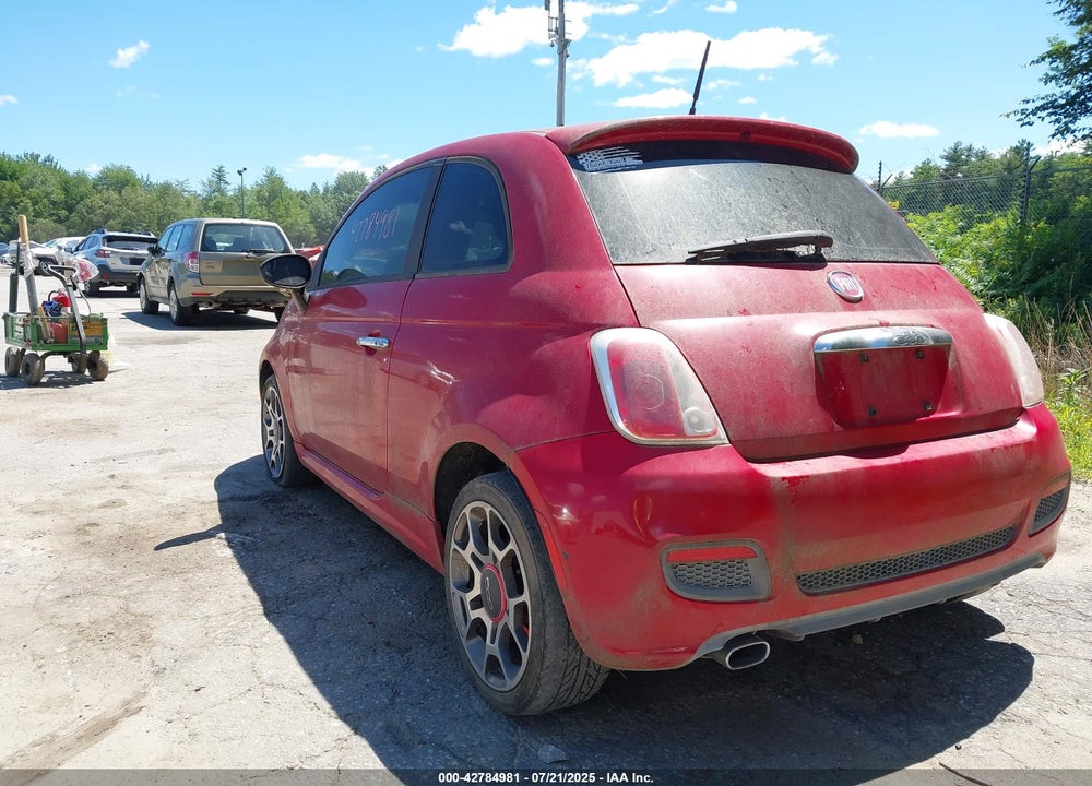 2013 FIAT 500 VIN: 3C3CFFBR8DT618531