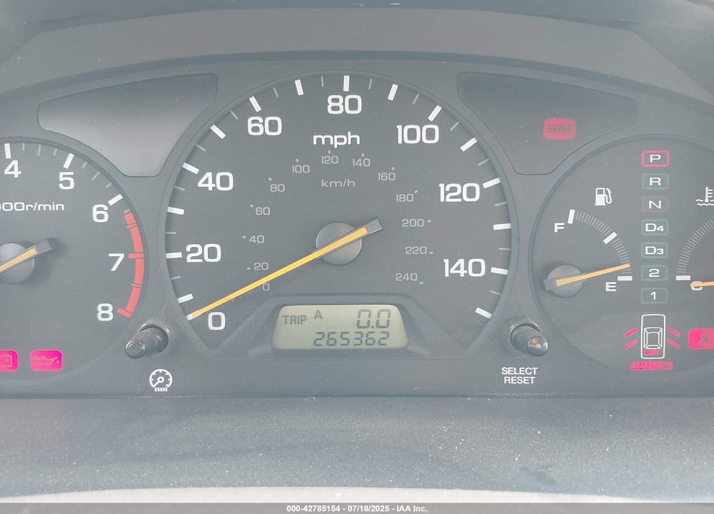 2000 HONDA ACCORD 3.0 EX VIN: 1HGCG1658YA091141