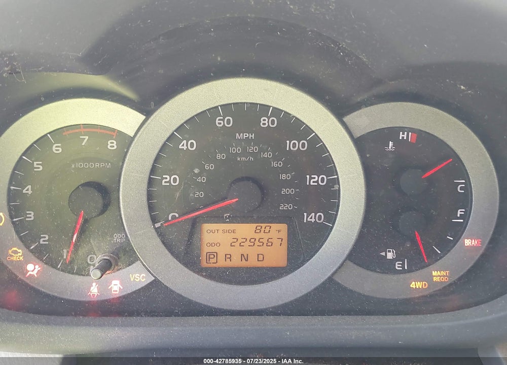2007 TOYOTA RAV4 VIN: JTMBD33V476030700