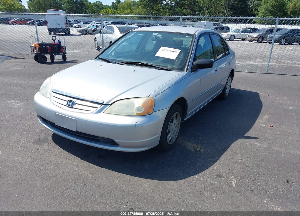 2003 HONDA CIVIC VIN: 2HGES165X3H614287