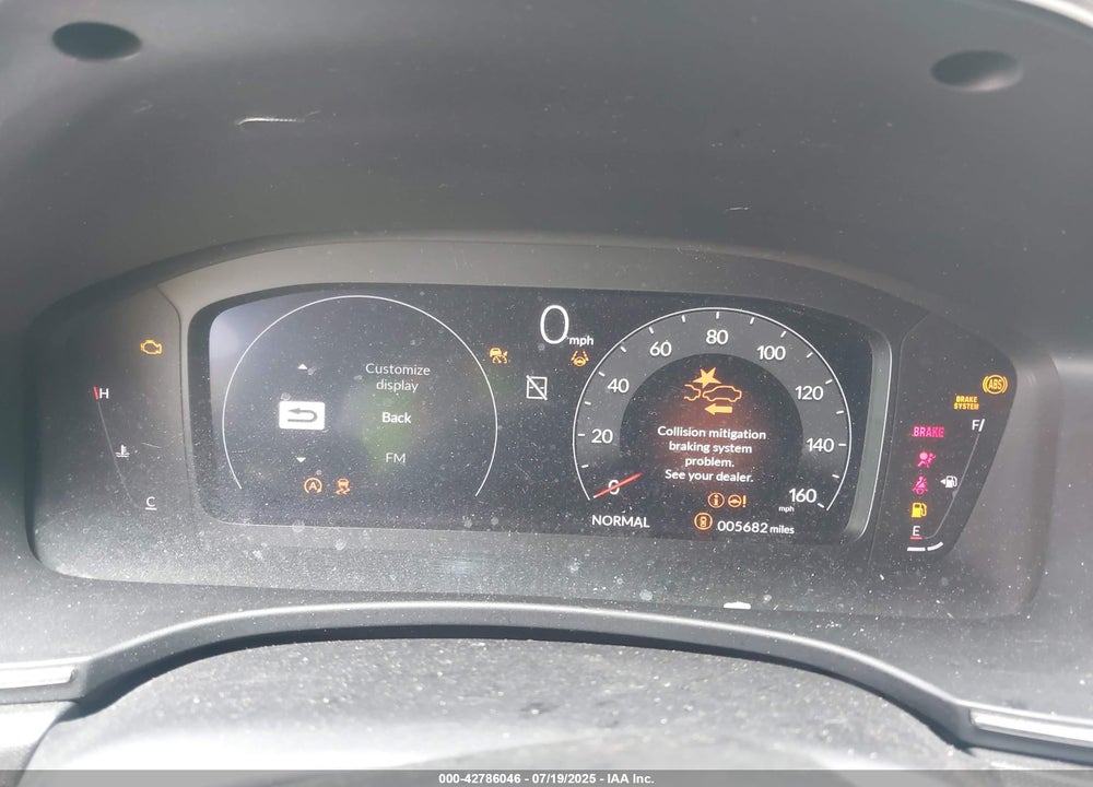 2025 ACURA INTEGRA VIN: 19UDE4H39SA015460