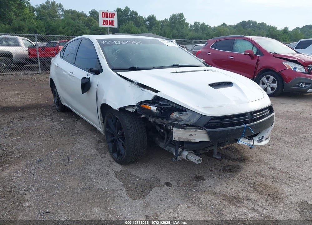 2016 DODGE DART VIN: 1C3CDFGB2GD791117