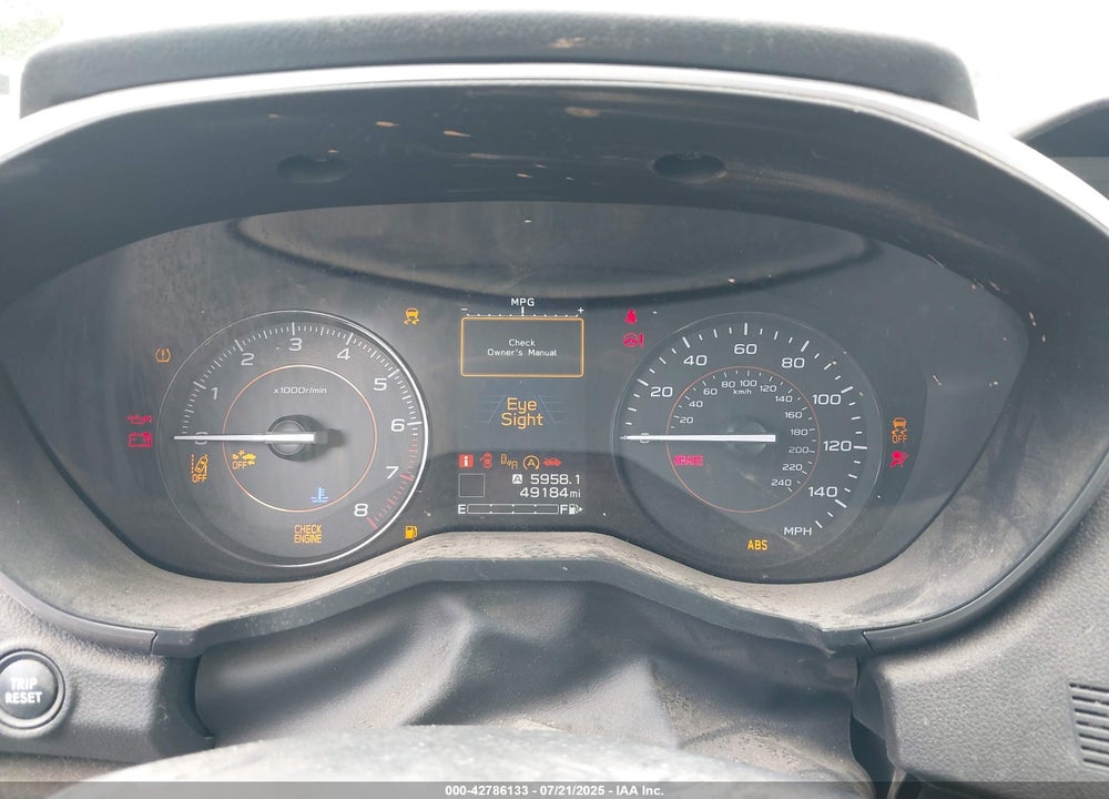 2020 SUBARU CROSSTREK VIN: JF2GTAEC9LH235308