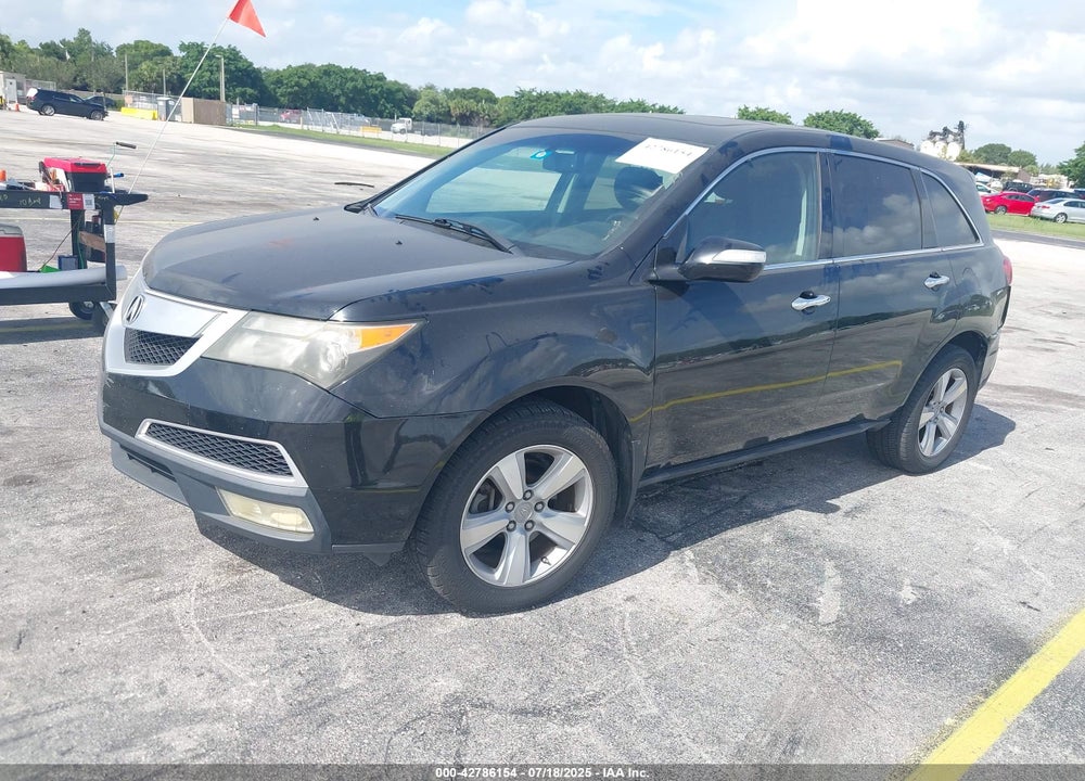 2011 ACURA MDX VIN: 2HNYD2H24BH504309