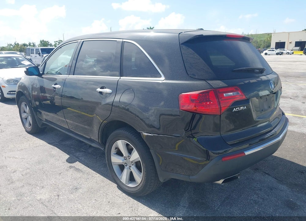 2011 ACURA MDX VIN: 2HNYD2H24BH504309
