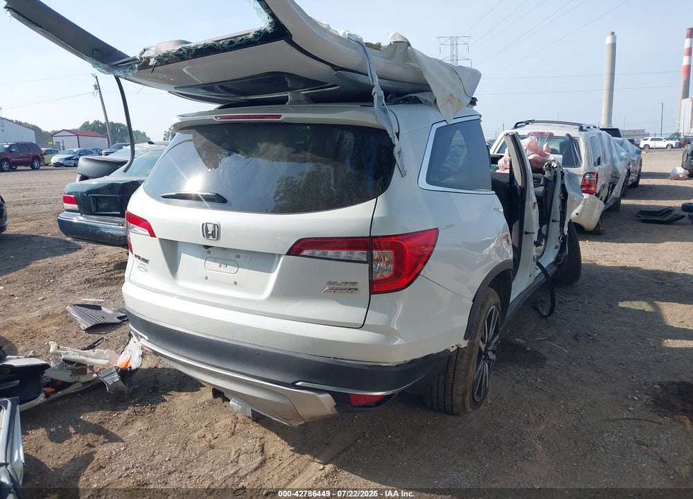 2022 HONDA PILOT AWD ELITE VIN: 5FNYF6H02NB038959