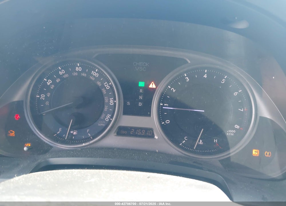 2007 LEXUS IS 250 VIN: JTHBK262672024677