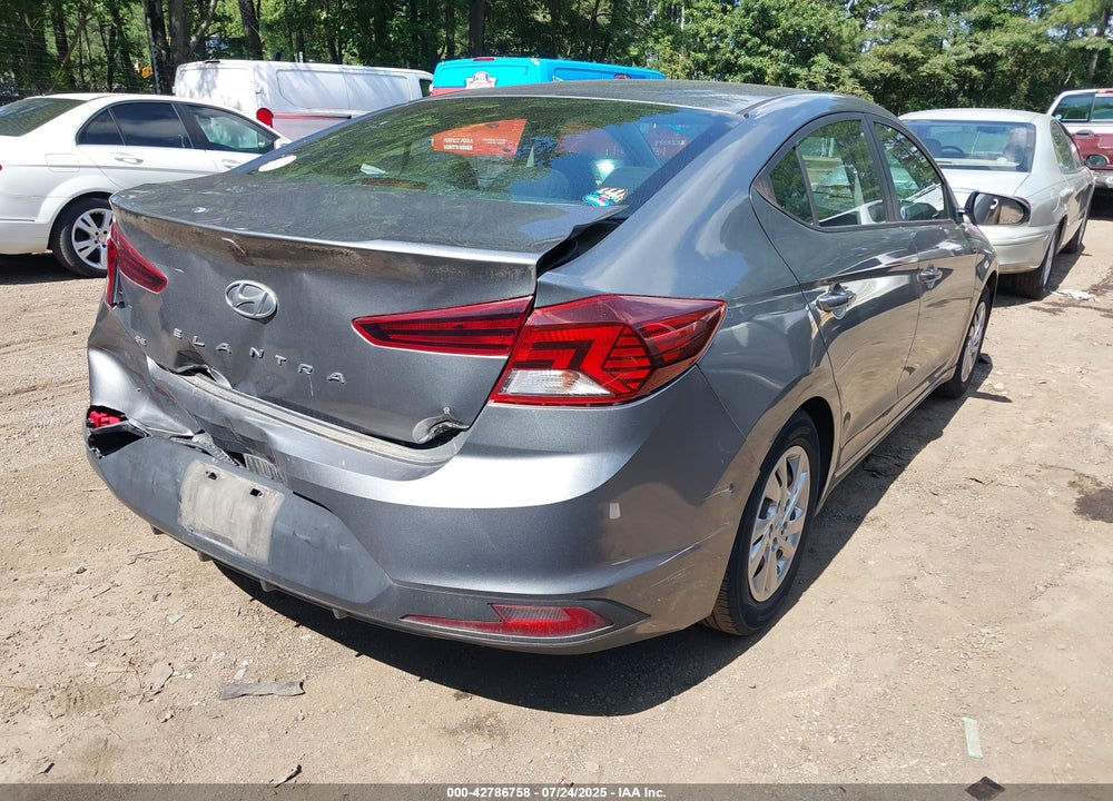 2019 HYUNDAI ELANTRA VIN: KMHD74LF8KU779580