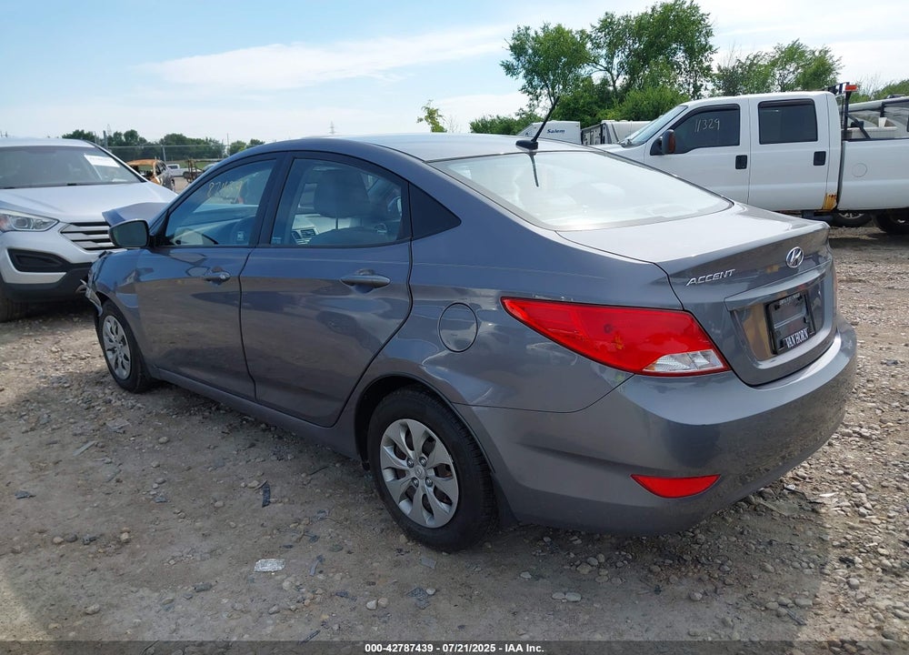2016 HYUNDAI ACCENT VIN: KMHCT4AE9GU051775