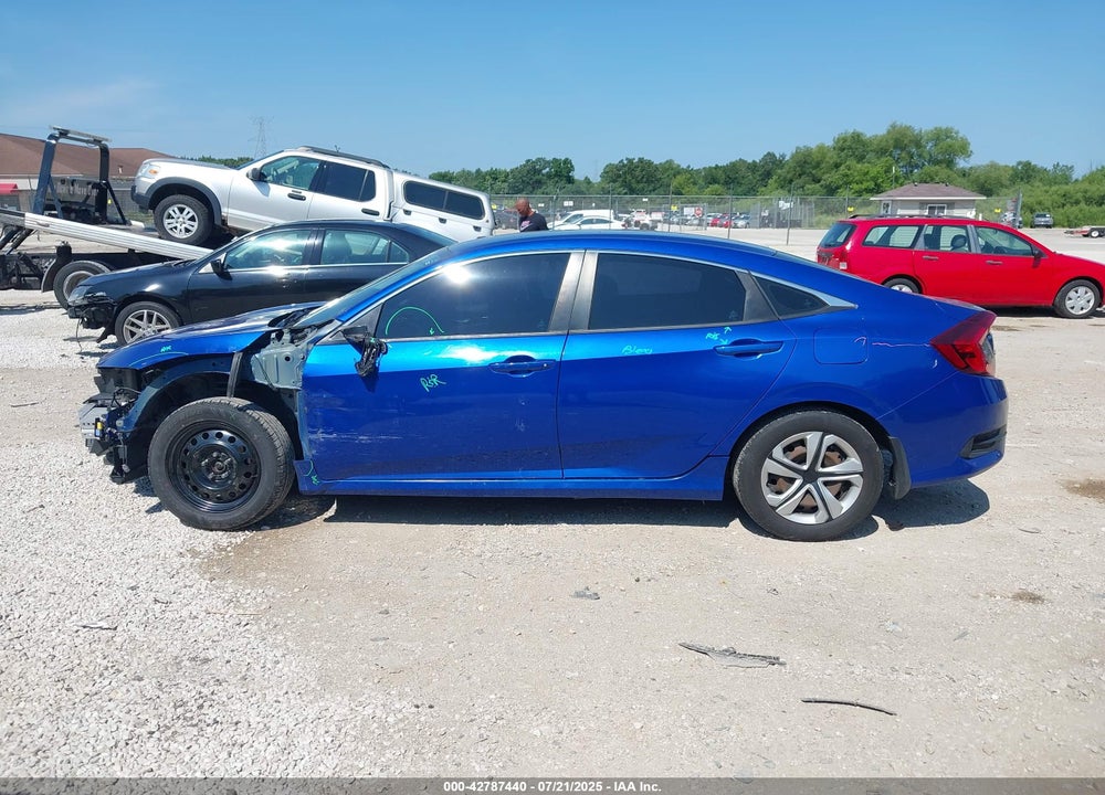 2016 HONDA CIVIC LX VIN: 19XFC2F50GE099176