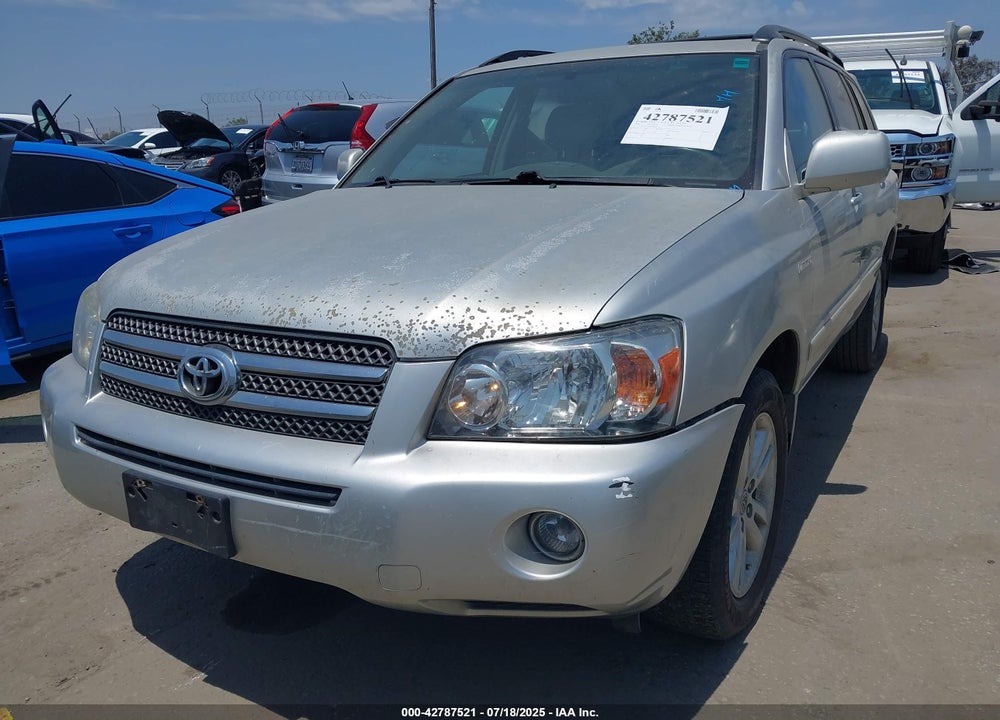 2006 TOYOTA HIGHLANDER HYBRID VIN: JTEDW21A260004977