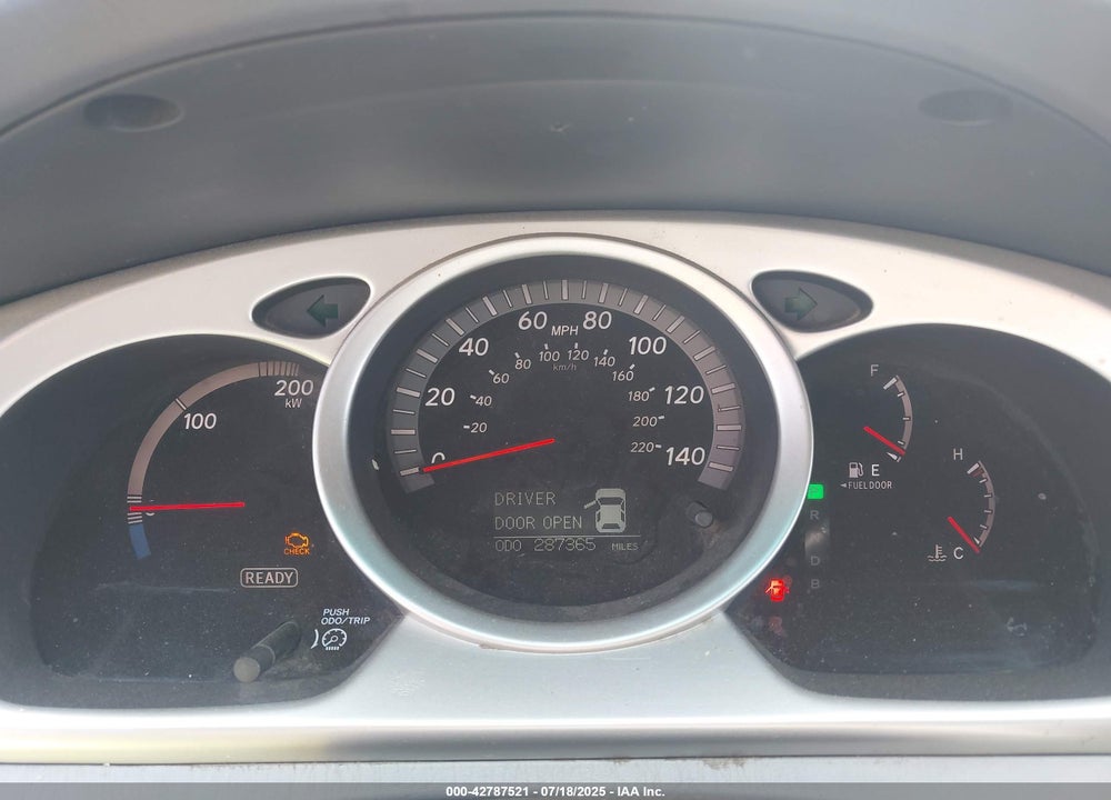 2006 TOYOTA HIGHLANDER HYBRID VIN: JTEDW21A260004977