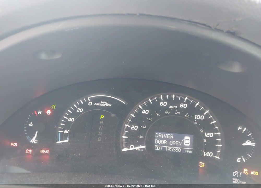 2009 TOYOTA CAMRY HYBRID VIN: 4T1BB46KX9U098720