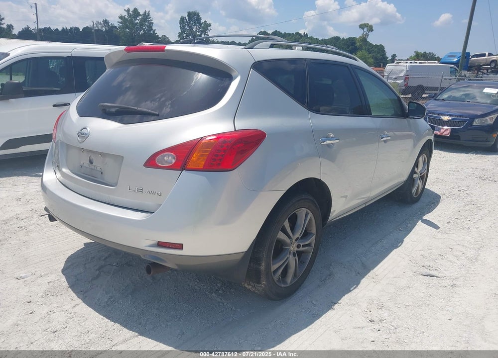 2009 NISSAN MURANO VIN: JN8AZ18W79W117923