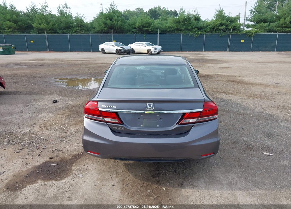 2015 HONDA CIVIC VIN: 19XFB2F80FE004837
