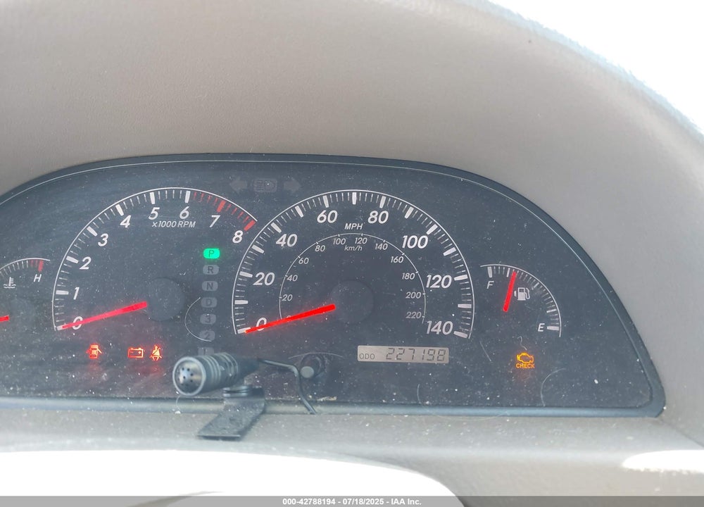 2005 TOYOTA CAMRY VIN: 4T1BE30K05U991614