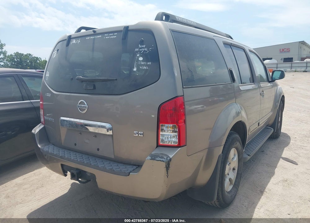 2006 NISSAN PATHFINDER SE VIN: 5N1AR18U46C656650