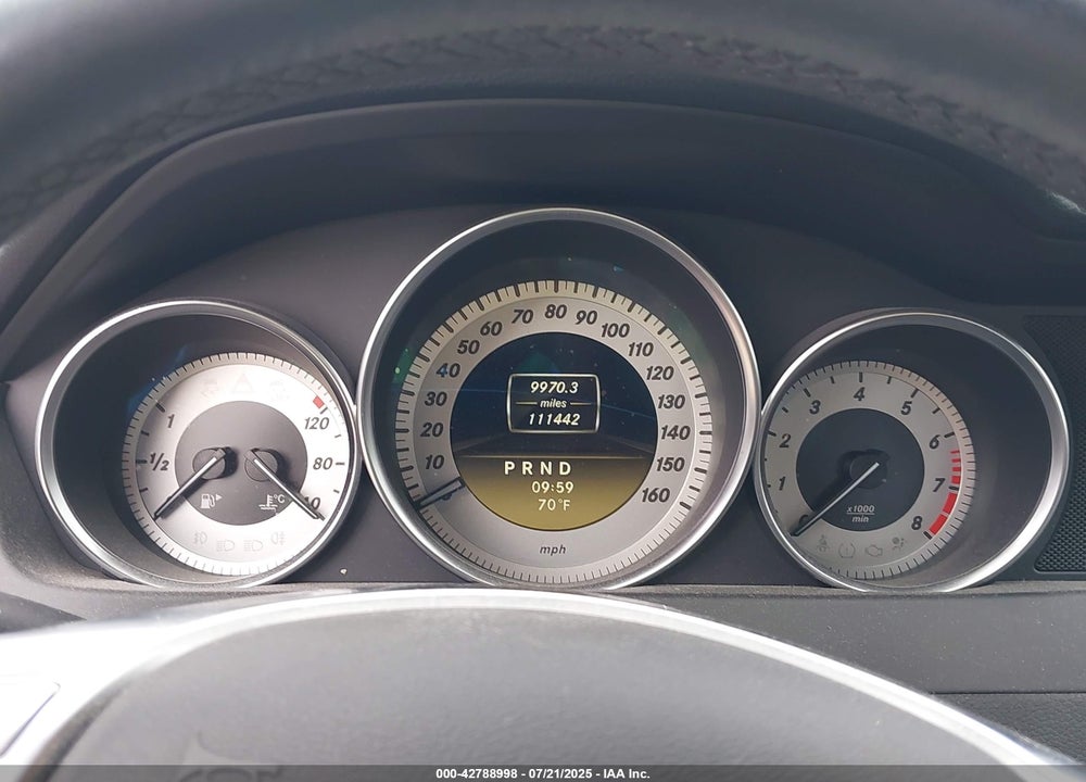 2012 MERCEDES-BENZ C CLASS VIN: WDDGF4HB9CR193961