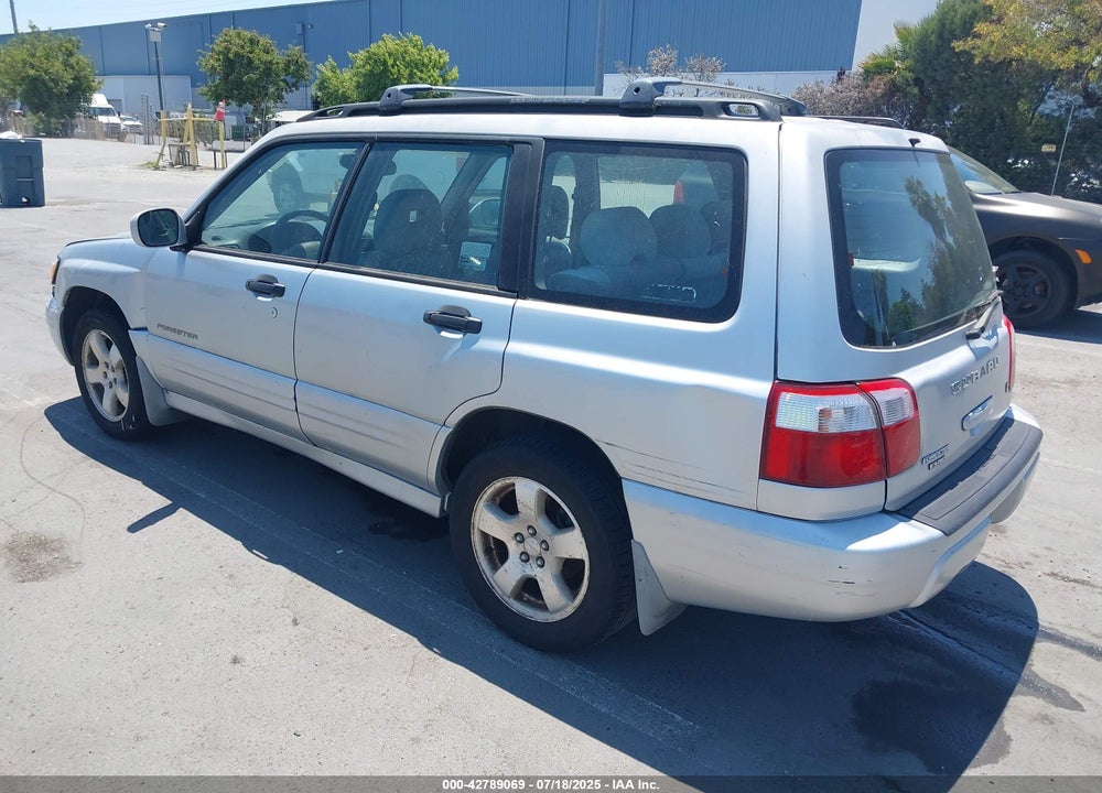 2002 SUBARU FORESTER S VIN: JF1SF656X2H723680
