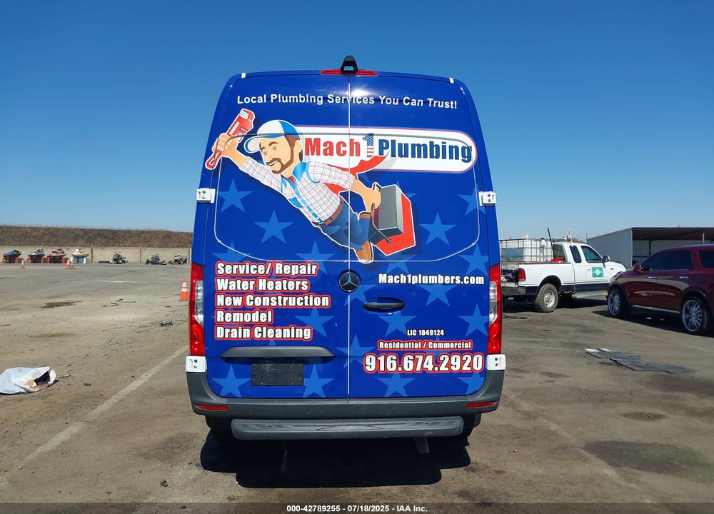 2024 MERCEDES-BENZ SPRINTER 2500 STANDARD ROOF 4-CYL DIESEL VIN: W1Y4KBHY4RT179166