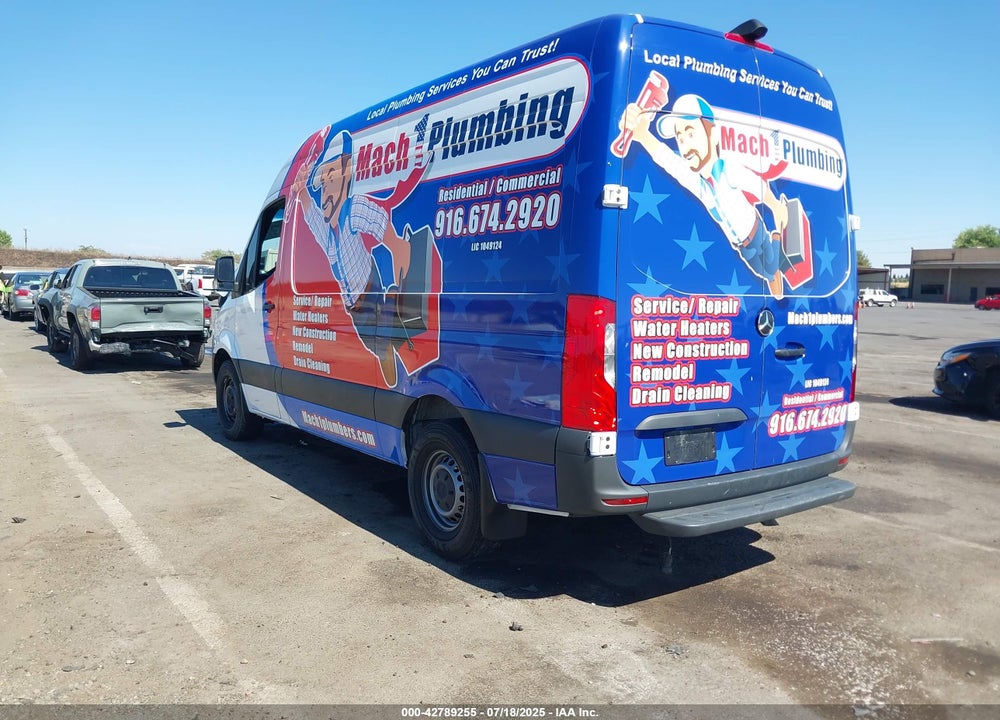 2024 MERCEDES-BENZ SPRINTER 2500 STANDARD ROOF 4-CYL DIESEL VIN: W1Y4KBHY4RT179166