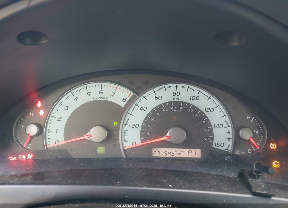2007 TOYOTA CAMRY SE V6 VIN: 4T1BK46K57U049681