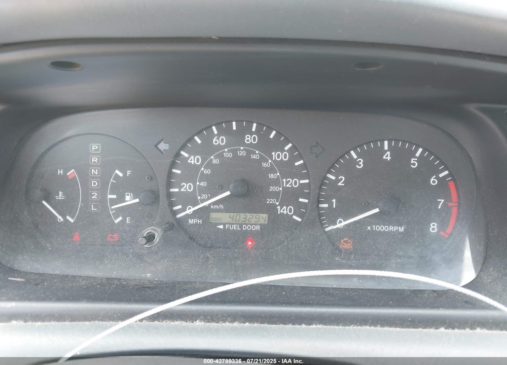 2000 TOYOTA CAMRY LE V6 VIN: 4T1BF22K7YU095920
